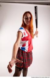 TINA STANDING POSE WITH BASEBALL BAT #2